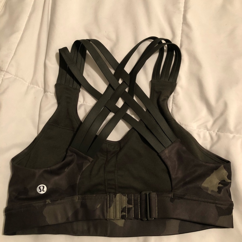 Lulu lemon camo sports bra never worn